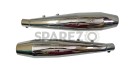 Royal Enfield GT Continental 650cc S S Red Rooster Exhaust Muffler Silencer - SPAREZO